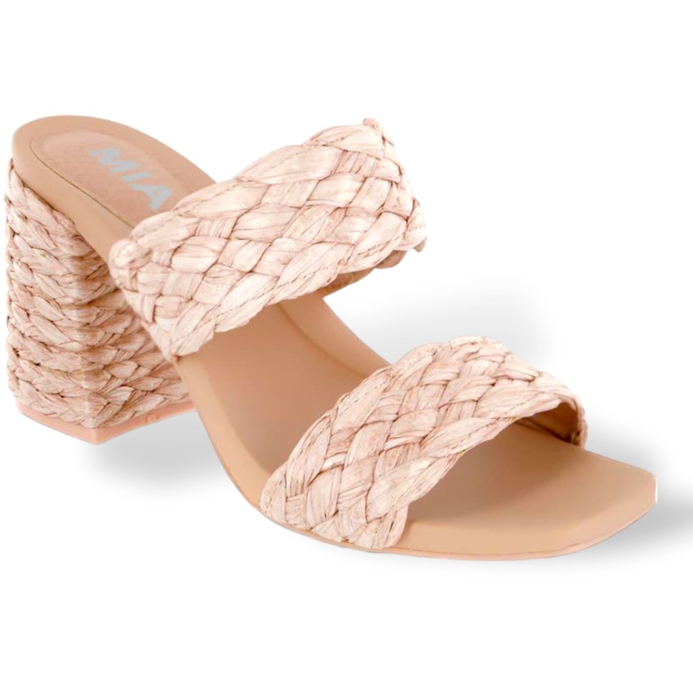 *NIB* MIA‎ Tesi Braid Strap Slide Sandal Size 7.5